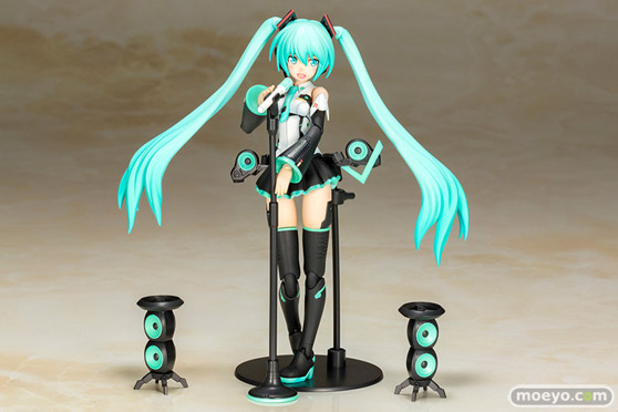 コトブキヤのフレームアームズ・ガール フレームミュージック・ガール 初音ミク プラモデルの新作フィギュア彩色サンプル画像03