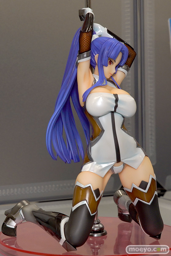 クイーンテッドの対魔忍アサギ3 八津紫 ポールダンスVer.の新作フィギュア彩色サンプル画像02