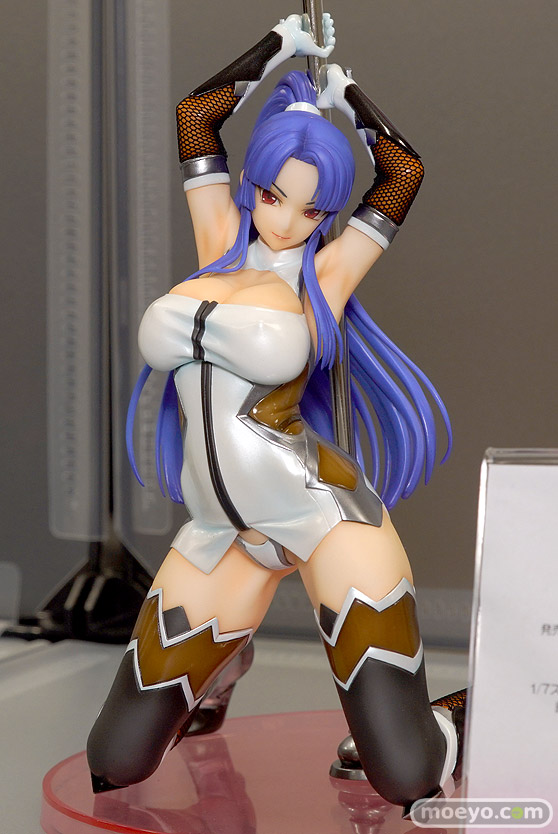 クイーンテッドの対魔忍アサギ3 八津紫 ポールダンスVer.の新作フィギュア彩色サンプル画像03