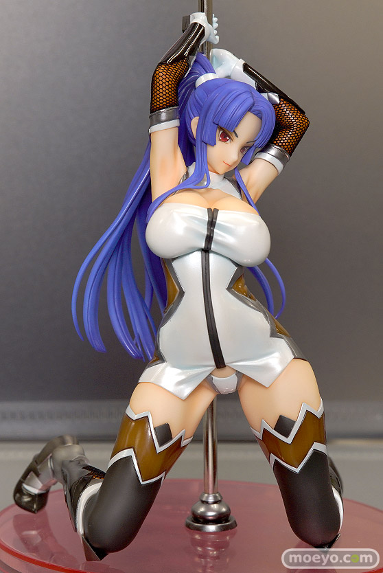 クイーンテッドの対魔忍アサギ3 八津紫 ポールダンスVer.の新作フィギュア彩色サンプル画像04