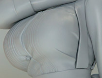 エモントイズ新作フィギュア「月曜日のたわわ アイちゃん（パン屋アルバイトVer.）」監修中原型が展示！【WF2018冬】