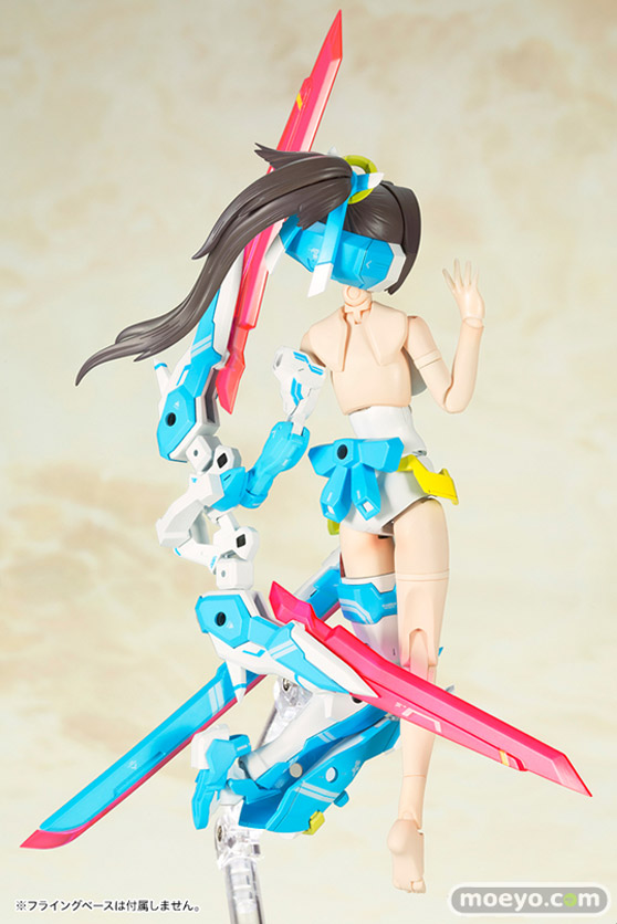 コトブキヤの　メガミデバイス 朱羅 弓兵 蒼衣　の新作プラモデル彩色サンプル画像09