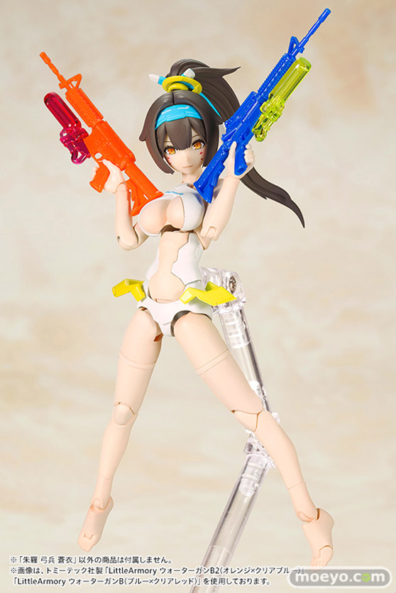 コトブキヤの　メガミデバイス 朱羅 弓兵 蒼衣　の新作プラモデル彩色サンプル画像14