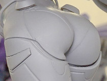 ヴェルテクス新作フィギュア「超次元ゲイム ネプテューヌVII ネクストブラック」監修中原型が展示！【宮沢展示会41】