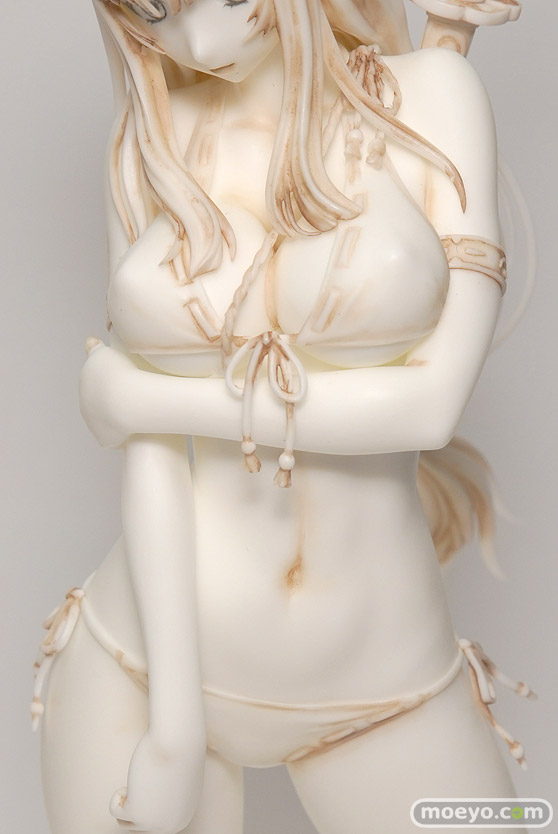 オーキッドシードのクイーンズブレイド トモエの新作フィギュア無彩色サンプル画像06