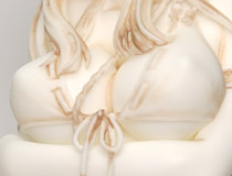 オーキッドシード新作フィギュア「クイーンズブレイド トモエ」無彩色サンプルが展示！【WF2018冬】