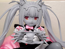 BINDing新作アダルトフィギュア「ネコぱら ショコラ」監修中原型が展示！【WF2018冬】