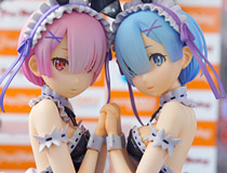 2018年5月発売予定！フリーイング新作フィギュア「B-STYLE Re：ゼロから始める異世界生活 レム/ラム バニーVer.」2種のPVCサンプルがアキバで展示！