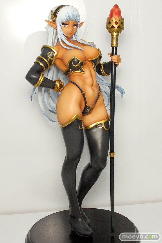 Q-sixのドラゴンズクラウン 黒エルフの魔獣使いの新作フィギュア彩色サンプル画像01