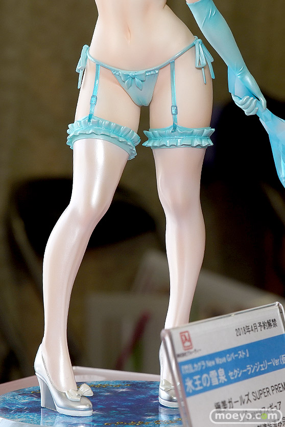 プルーヴィーの極美 Girls Super Premiums 閃乱カグラ NewWave Gバースト 氷王の雪泉 セクシーランジェリーVer.の新作フィギュア彩色サンプル画像09