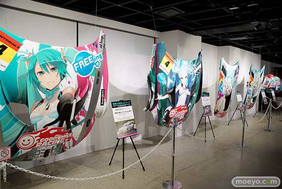 初音ミクGTプロジェクト10周年展示会 会場の様子03