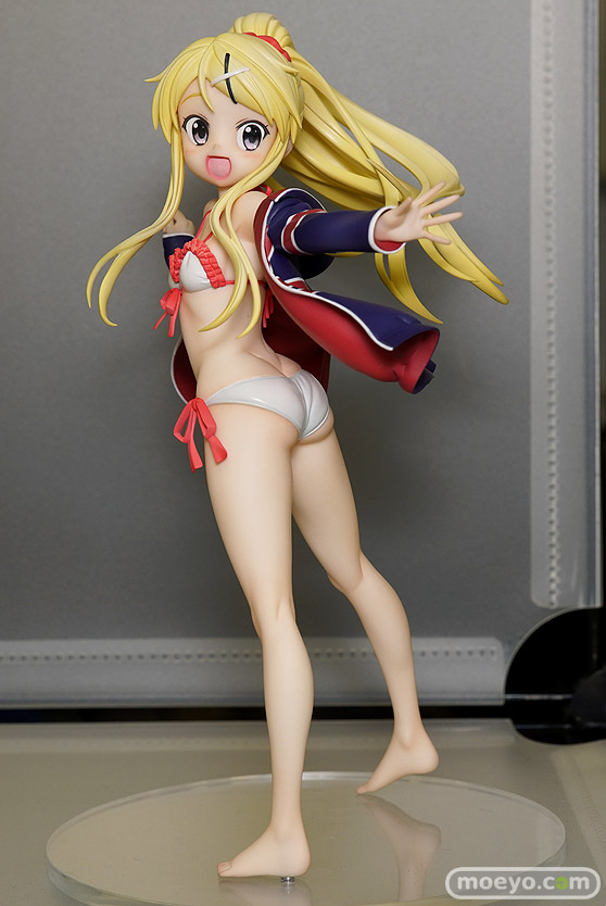 キューズQのハロー！！きんいろモザイク 九条カレン 水着Styleの新作フィギュア彩色サンプル画像01