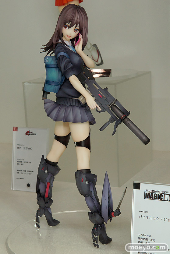 マジックモールドのARMS NOTE バイオニック・ジョシコウセイの新作フィギュア彩色サンプル画像03