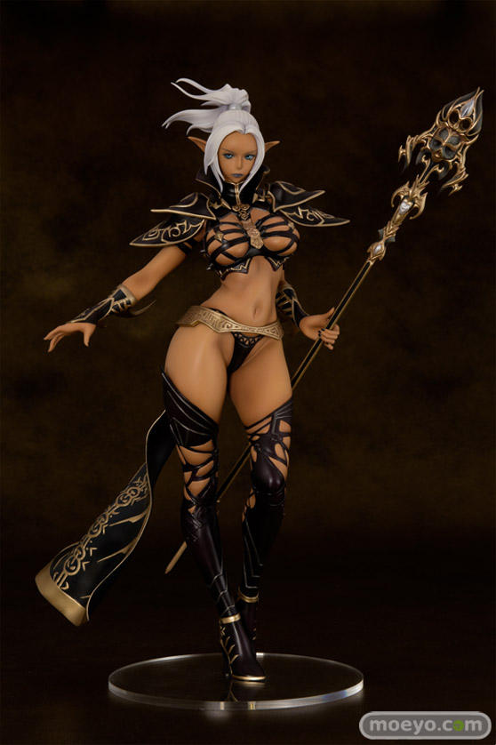 オーキッドシードのリネージュ2 ダークエルフ 褐色肌 限定版の新作フィギュア彩色サンプル画像01