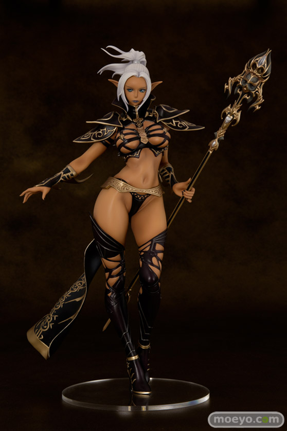 オーキッドシードのリネージュ2 ダークエルフ 褐色肌 限定版の新作フィギュア彩色サンプル画像02