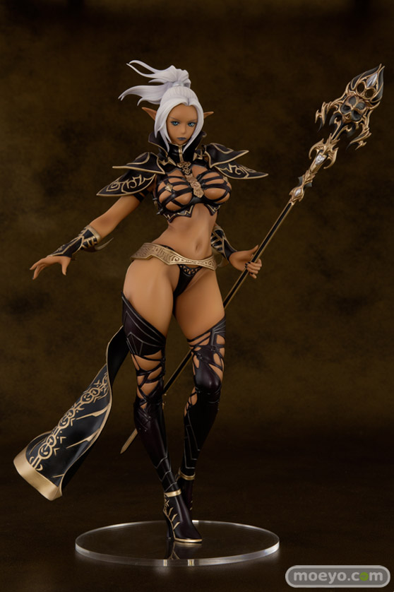 オーキッドシードのリネージュ2 ダークエルフ 褐色肌 限定版の新作フィギュア彩色サンプル画像09