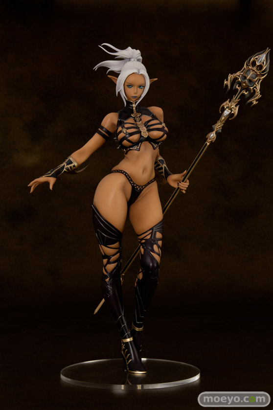 オーキッドシードのリネージュ2 ダークエルフ 褐色肌 限定版の新作フィギュア彩色サンプル画像13