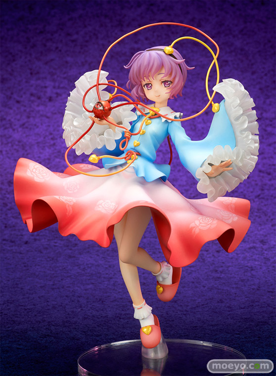 キューズQの東方プロジェクト “怨霊も恐れ怯む少女” 古明地さとりの新作フィギュア彩色サンプル画像01