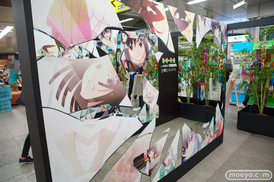 JR秋葉原駅にて〈物語〉シリーズ「七夕展示」の開催03