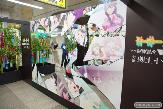 JR秋葉原駅にて〈物語〉シリーズ「七夕展示」の開催04