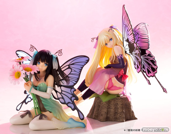 コトブキヤの4-Leaves Tony’sヒロインコレクション 紫陽花の妖精 アナベルの新作フィギュア彩色サンプル画像09