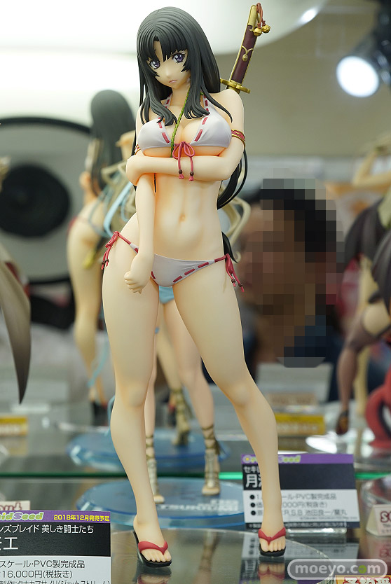 オーキッドシードのクイーンズブレイド 美しき闘士たち 武者巫女 トモエの新作フィギュア彩色サンプル画像01