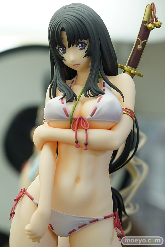 オーキッドシードのクイーンズブレイド 美しき闘士たち 武者巫女 トモエの新作フィギュア彩色サンプル画像04