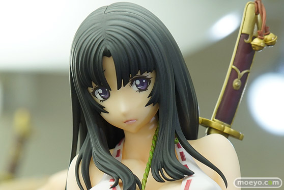 オーキッドシードのクイーンズブレイド 美しき闘士たち 武者巫女 トモエの新作フィギュア彩色サンプル画像05