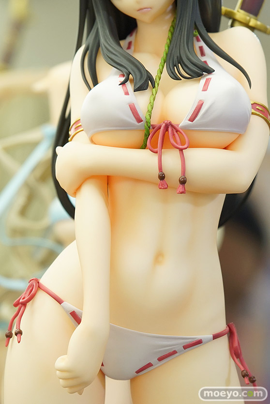 オーキッドシードのクイーンズブレイド 美しき闘士たち 武者巫女 トモエの新作フィギュア彩色サンプル画像06