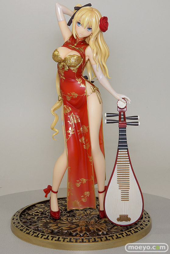 スカイチューブの金蓮 Jin-Lian 紅玉Ver.の新作アダルトフィギュア彩色サンプル画像01