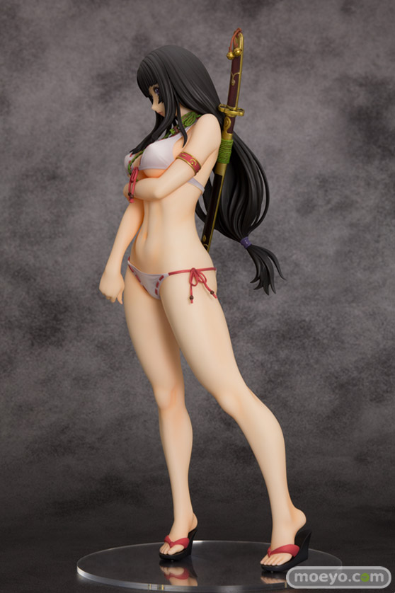 オーキッドシードのクイーンズブレイド 美しき闘士たち 武者巫女 トモエの新作フィギュア彩色サンプル画像03