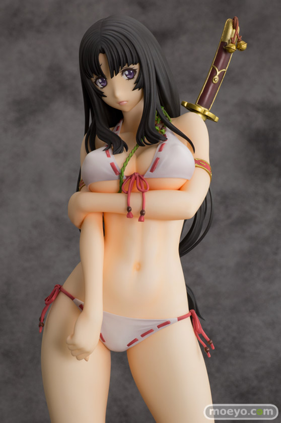 オーキッドシードのクイーンズブレイド 美しき闘士たち 武者巫女 トモエの新作フィギュア彩色サンプル画像10