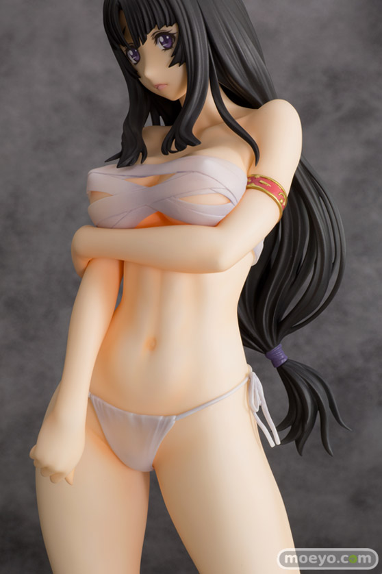 オーキッドシードのクイーンズブレイド 美しき闘士たち 武者巫女 トモエの新作フィギュア彩色サンプル画像17