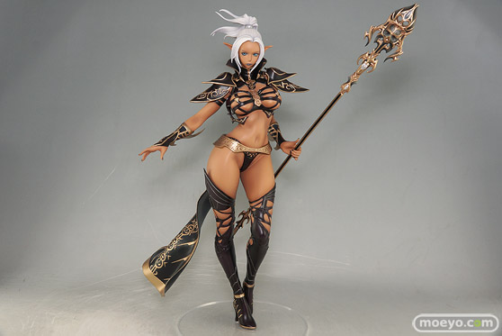 オーキッドシードのリネージュ2 ダークエルフ 褐色肌 限定版の新作フィギュア彩色サンプル撮りおろし画像01