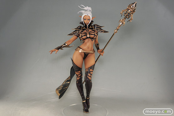 オーキッドシードのリネージュ2 ダークエルフ 褐色肌 限定版の新作フィギュア彩色サンプル撮りおろし画像09