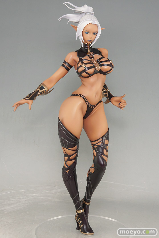 オーキッドシードのリネージュ2 ダークエルフ 褐色肌 限定版の新作フィギュア彩色サンプル撮りおろし画像23