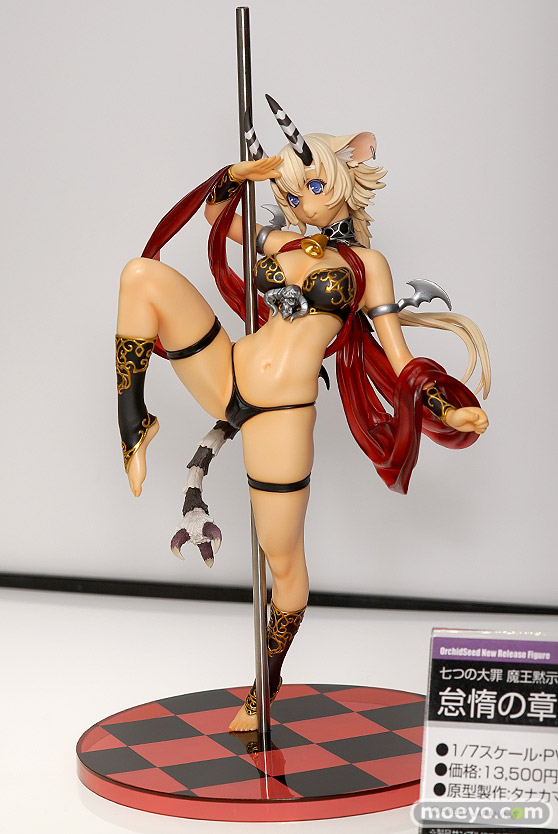 オーキッドシードの七つの大罪 魔王黙示録 怠惰の章 艶舞ショータイムノ節 黒衣ノ項の新作フィギュア彩色サンプル画像03