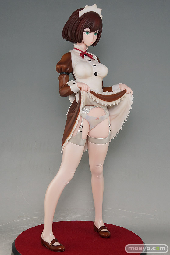 ダイキ工業の嫌な顔されながらおパンツ見せてもらいたいフィギュア メイドの伊東ちとせさん クラシックブラウンの新作フィギュア彩色サンプル画像02
