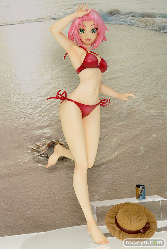 メガハウスのNARUTOギャルズ NARUTO-ナルト- 疾風伝 春野サクラ Ver.Splashの新作フィギュア彩色サンプル画像01