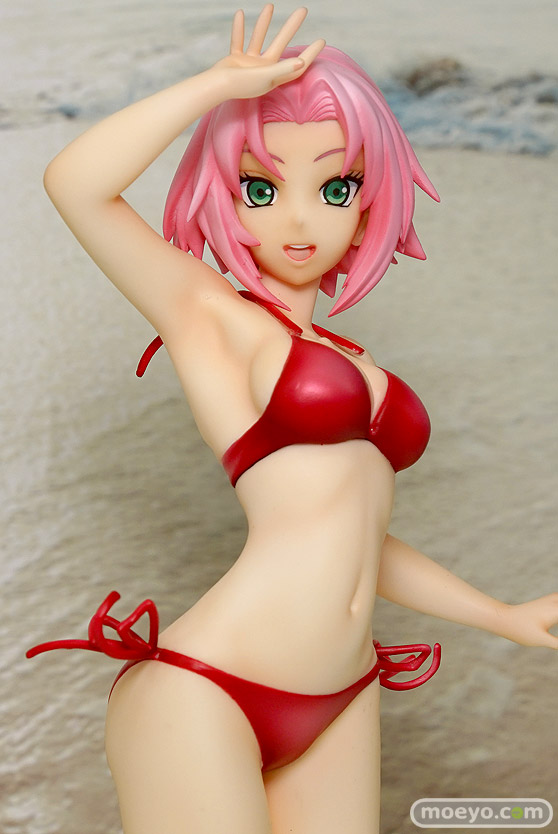 メガハウスのNARUTOギャルズ NARUTO-ナルト- 疾風伝 春野サクラ Ver.Splashの新作フィギュア彩色サンプル画像04