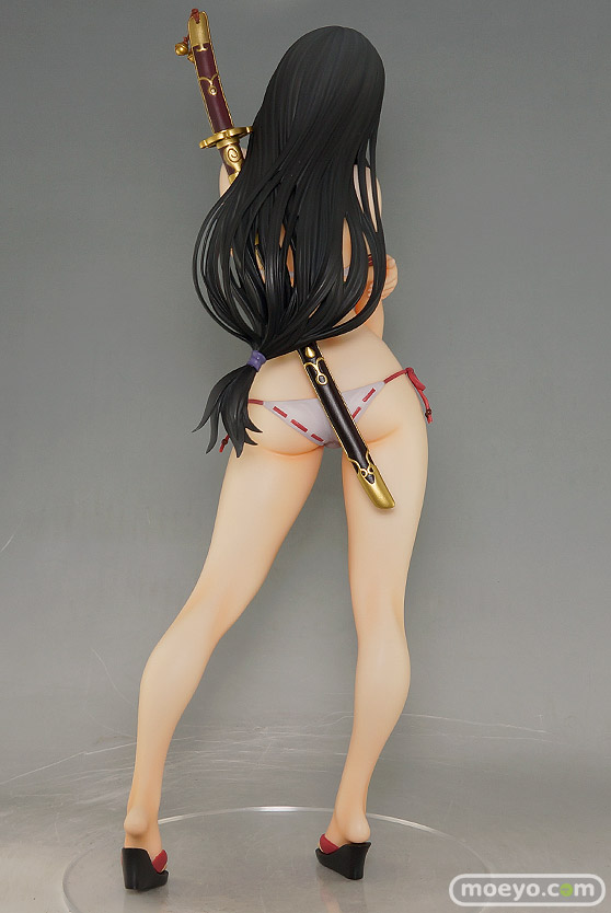 オーキッドシードのクイーンズブレイド 美しき闘士たち 武者巫女 トモエの新作フィギュア彩色サンプル撮りおろし画像05