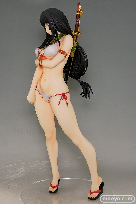 オーキッドシードのクイーンズブレイド 美しき闘士たち 武者巫女 トモエの新作フィギュア彩色サンプル撮りおろし画像08