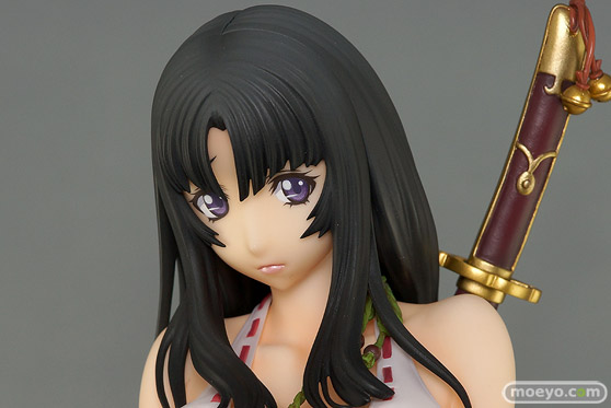 オーキッドシードのクイーンズブレイド 美しき闘士たち 武者巫女 トモエの新作フィギュア彩色サンプル撮りおろし画像11