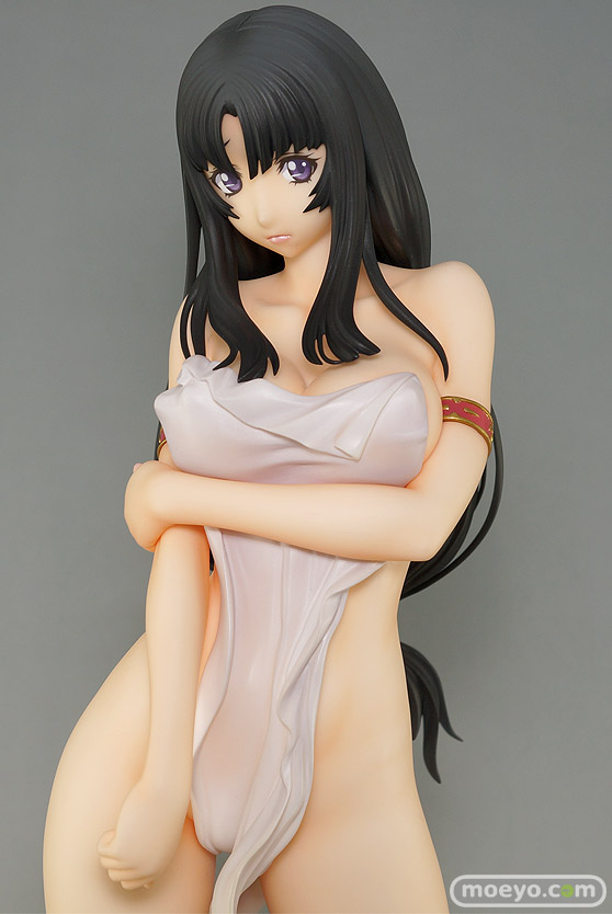 オーキッドシードのクイーンズブレイド 美しき闘士たち 武者巫女 トモエの新作フィギュア彩色サンプル撮りおろしキャストオフ画像12