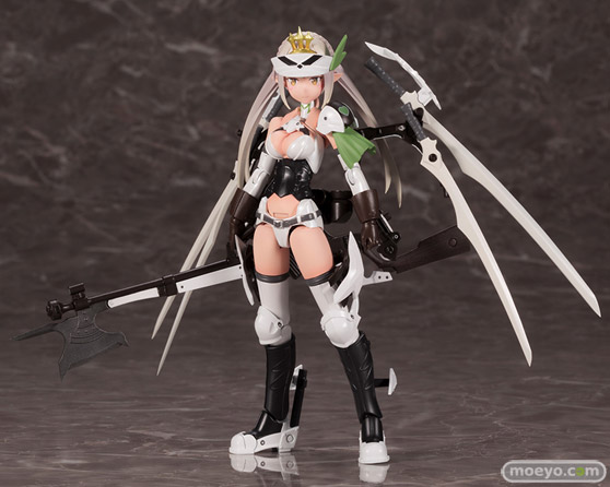 コトブキヤの新作プラモデル メガミデバイス コラボ 武装神姫 猟兵型エーデルワイス 1/1 の彩色サンプル画像02