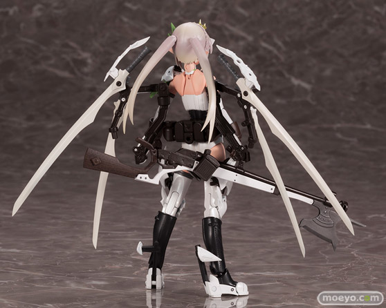 コトブキヤの新作プラモデル メガミデバイス コラボ 武装神姫 猟兵型エーデルワイス 1/1 の彩色サンプル画像03
