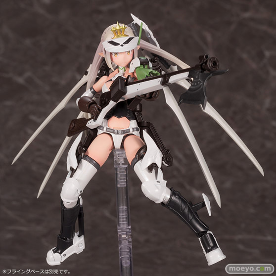 コトブキヤの新作プラモデル メガミデバイス コラボ 武装神姫 猟兵型エーデルワイス 1/1 の彩色サンプル画像08