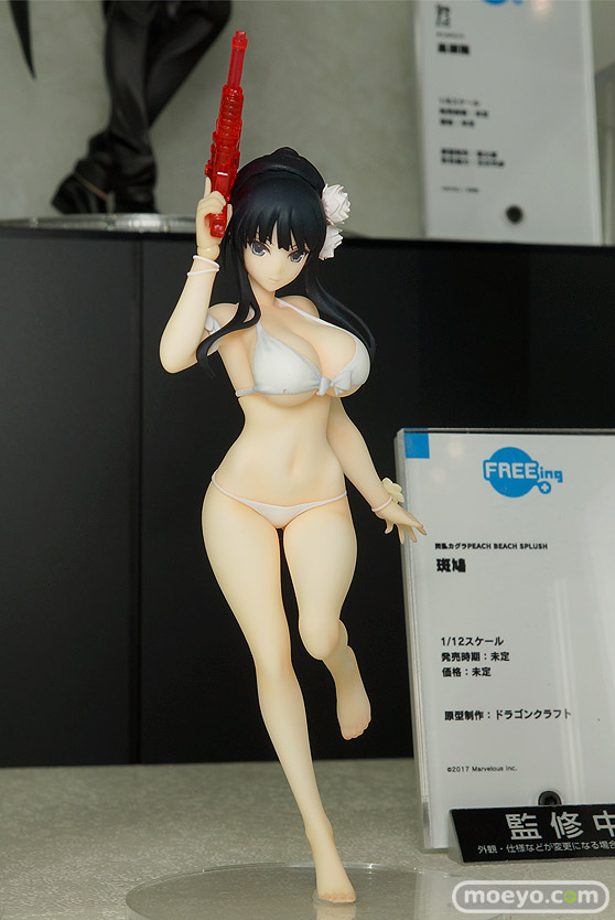 フリーイングの新作フィギュア S-style 閃乱カグラ PEACH BEACH SPLASH 斑鳩 水着Ver. の彩色サンプル画像01