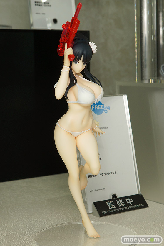 フリーイングの新作フィギュア S-style 閃乱カグラ PEACH BEACH SPLASH 斑鳩 水着Ver. の彩色サンプル画像02