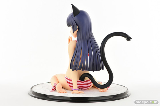 オルカトイズの新作フィギュア 黒猫・縞MIZUGIねこみみver.Second cute/一部流通限定品 の彩色サンプル画像07